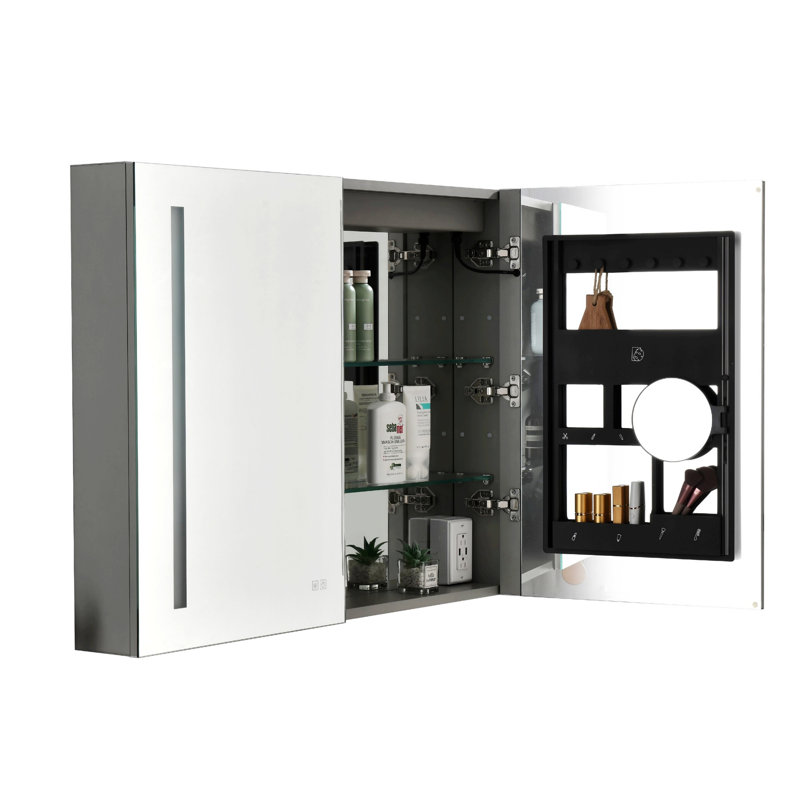 Armoire de salle de bain lumineuse à DEL avec miroir