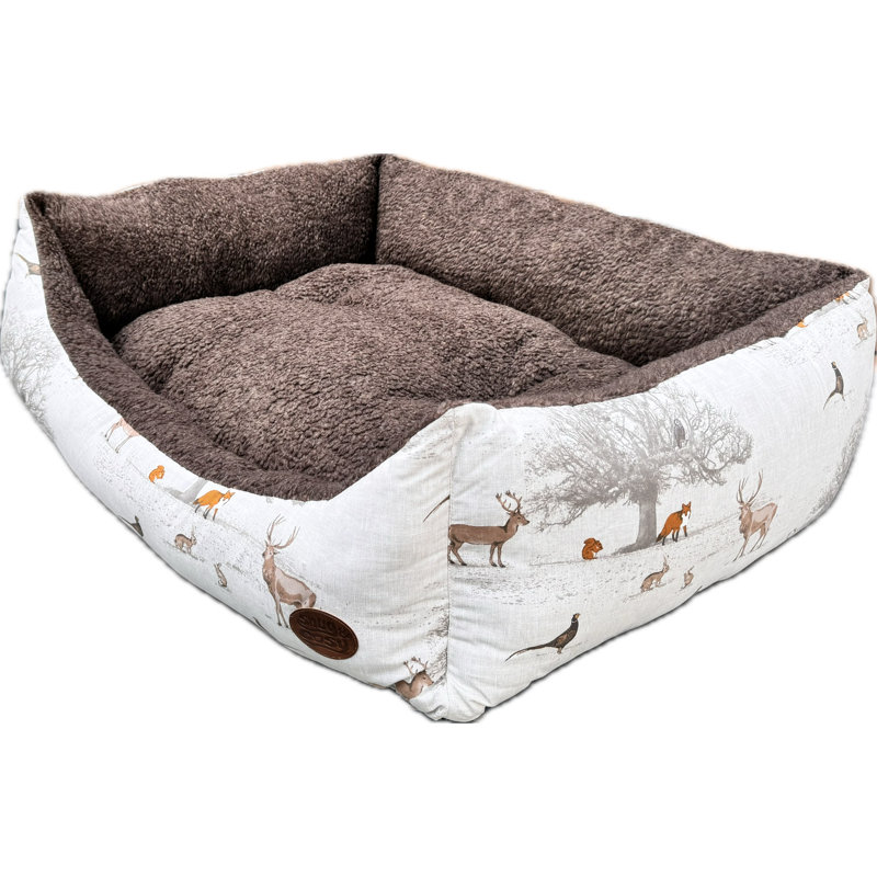 Peru Animal Print Polyester Pet Bed, 11cm H x 27cm W x 22cm D