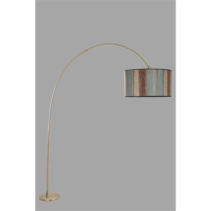 Cheleb 220cm Arched Floor Lamp, Chrome