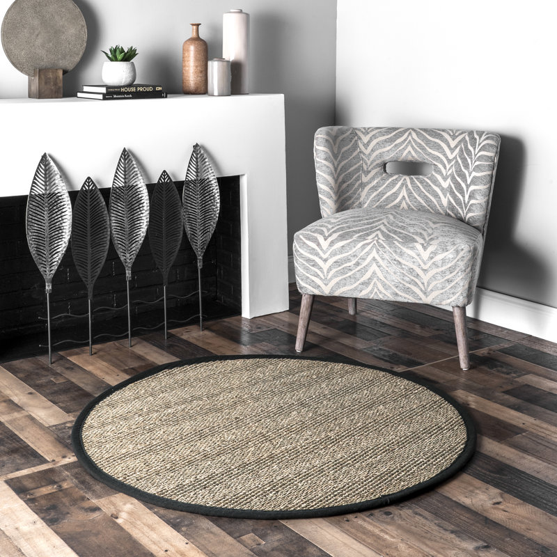 Tapis beige Galla, Rond 4 pi