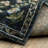 Adela Bordered Floral Traditional Blue/Multi Area Rug-2102394637