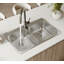Cantrio KSS-522 31.25-Inch 18-Gauge Stainless Steel Drop-In Double Bowl Kitchen Sink -20982720