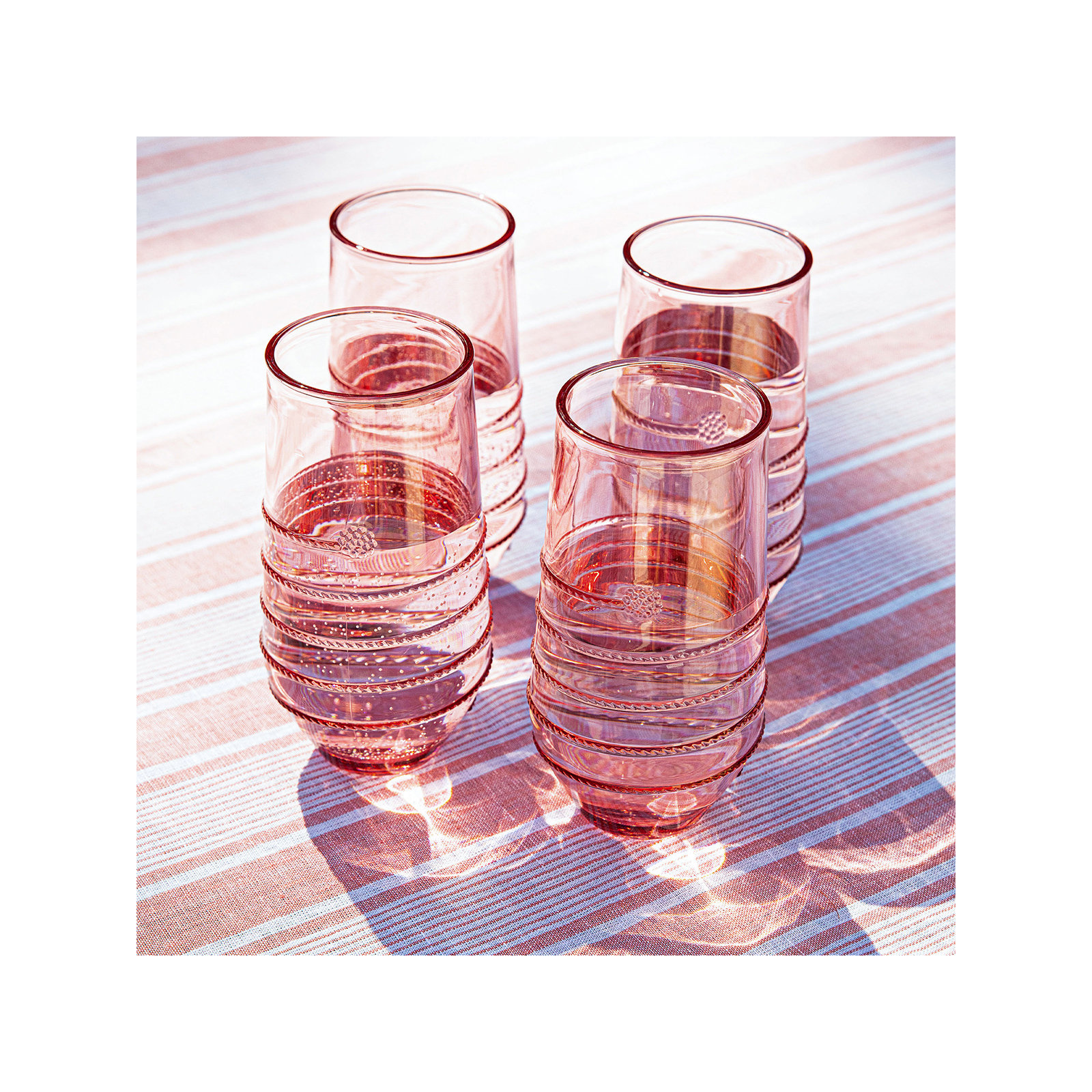 Amalia Acrylic Small Tumbler, 18.5 Oz., Coral