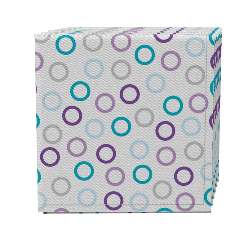 Rectangular Geometric Cotton Twill Tablecloth