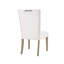 2 chaises de salle à manger, coussin de siège de 5 po, pieds en bois gris, siège rectangulaire, capacité maximale de 300 lb, paire de chaises à assembler, poids léger