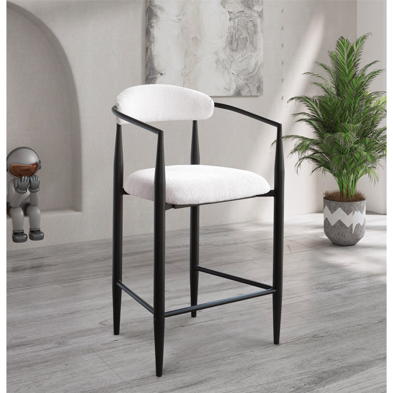 Ensemble de tabourets de bar rembourrés luxueux pour une décoration intérieure élégante