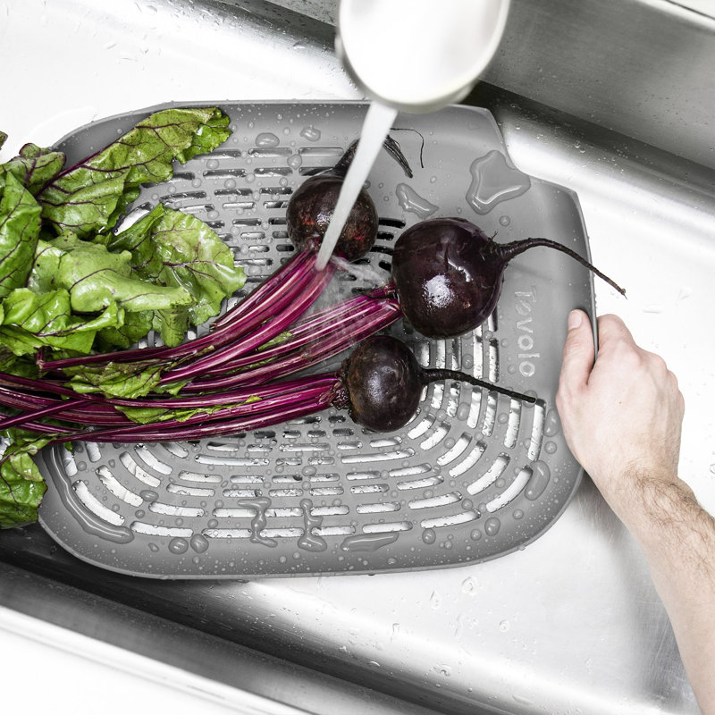 Passoire pour préparation et rinçage à plat Tovolo, Gris huître