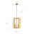 Pavlik 5 - Light Geometric Chandelier-1506588247
