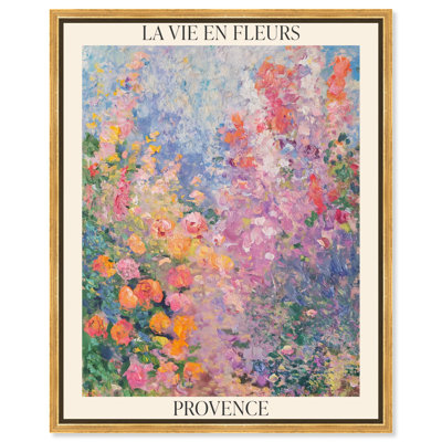 Affiche «La Vie en Fleurs Monet» par Art Remedy