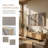 3D Textured Framed Abstract Wall Art16*16In（4Pcs）