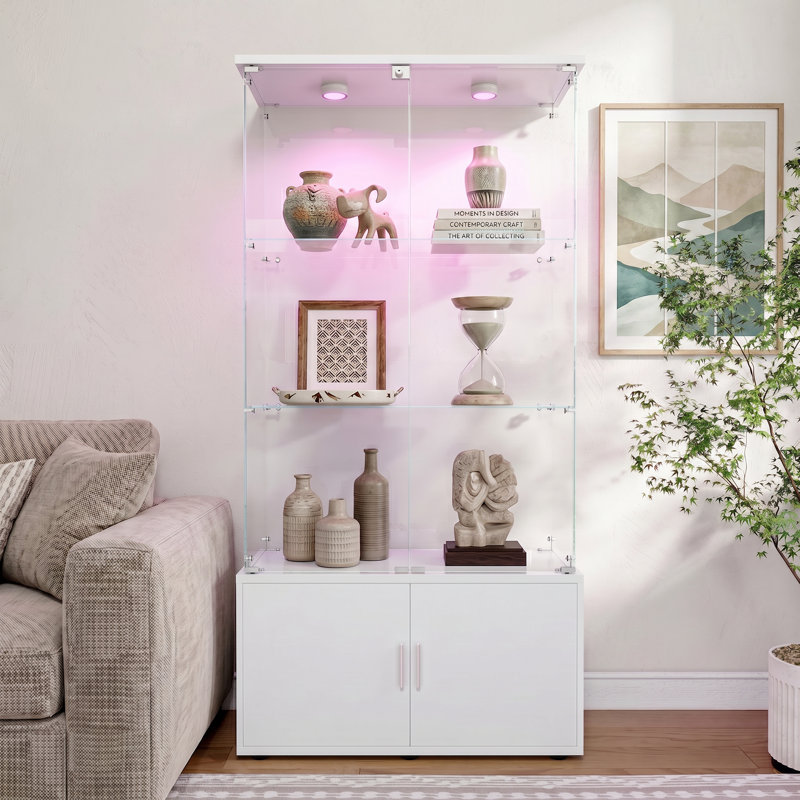 Display Cabinet, White