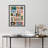 Framed Vintage Matchbox Print Wall Art, Retro Pop Graphic Poster for Game Room or Eclectic Living Space Decor-112375209-112375213