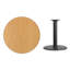 Plateau de table rond en stratifié de 24 po avec base de bar ronde de 18 po Jamey-1870724601-1867976234-1869829975