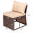 Justussr Rectangular 8 - Person 91.9" Long Dining Set with Cushions