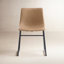 Chaises de salle à manger en cuir Anke, brun clair Anke-94808730