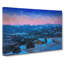 Mountain Range Behind The Cabin In Abstract - Wrapped Canvas Print-55310770