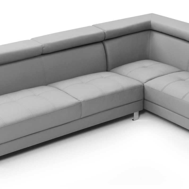 Canapé modulaire longue durée (sans repose-pieds), Gris