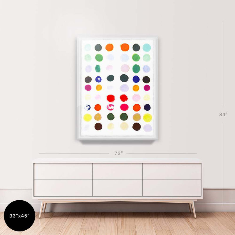 Dots #4 By Kristi Kohut, Shadow Box Acrylic, 18" H x 24" W