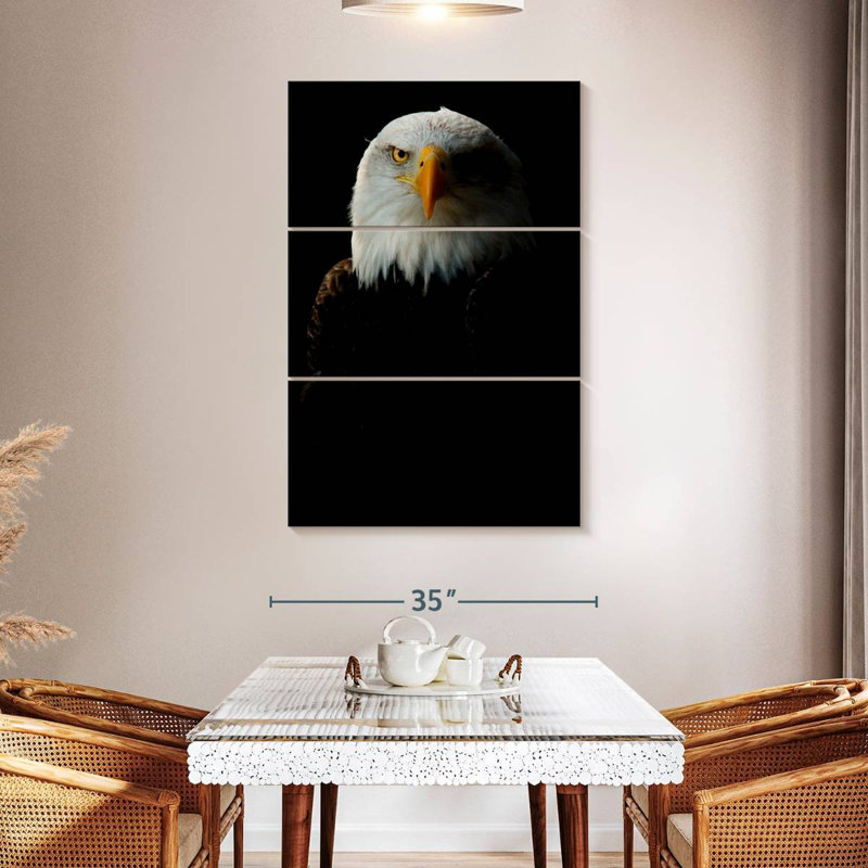 Brampt Bald Eagle Headshot, 50" H x 32" W