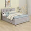 Lit plateforme tapissier avec lit gigogne-650021526