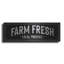 Art mural en métal luxueux «Farm Fresh local produce» par House Fenway, 36 po x 12 po