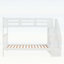 Lit superposé simple au-dessus de simple avec rangement, garde-corps et construction en pin durable pour des chambres sécuritaires et organisées-947546271-947546273