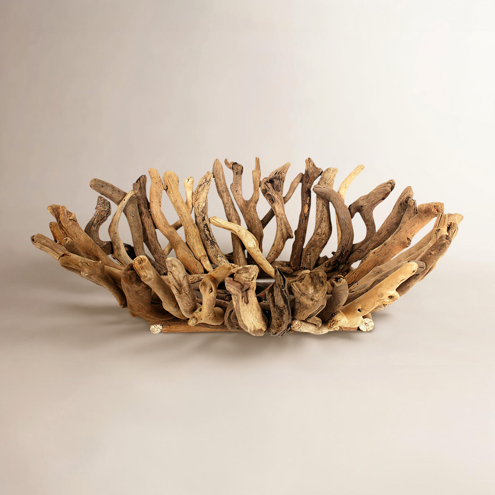 Beachcrest Home Bucareli Driftwood Oval Decorative Bowl in Brown & Reviews | Wayfair