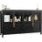 55" Sideboard Buffet Cabinet with 4 Glass Doors, Modern Farmhouse Storage Cabinet Table for Kitchen Dining Room, Living Room-2080515735