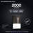 Overdoor Mini Wallpack - 2000 Lumen - 4000K - Bronze