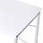 Tennos White & Chrome Finish Writing Desk-175832820