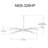 Nebraska 6 Light Sputnik Modern Linear Chandelier-23002788