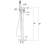 Single Handle Floor Mounted with Handshower-47975478