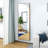Stylish Full-Body Solid Wood Frame Mirror For Home Enhancement