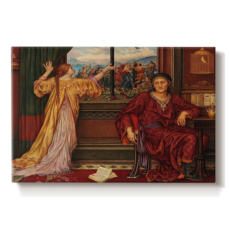 The Gilded Cage-Evelyn De Morgan-Gallery Wrapped Canvas-c. 1901–1902, 8x12
