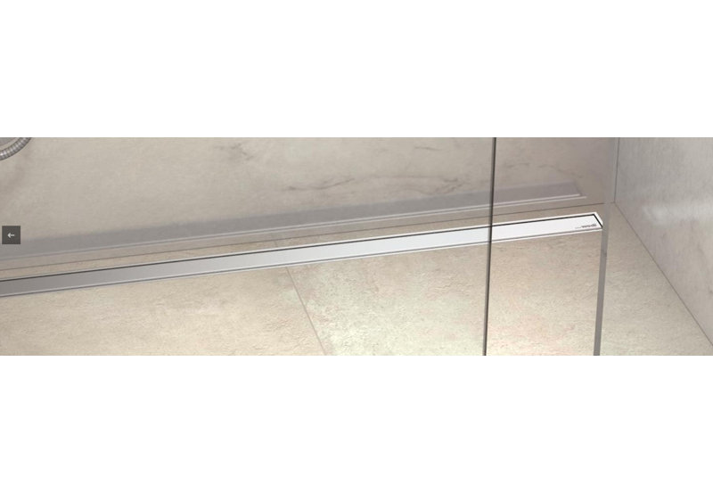 wedi Linear Drain Cover Frame - (35.9"x2.5"x.25"), Matte Black