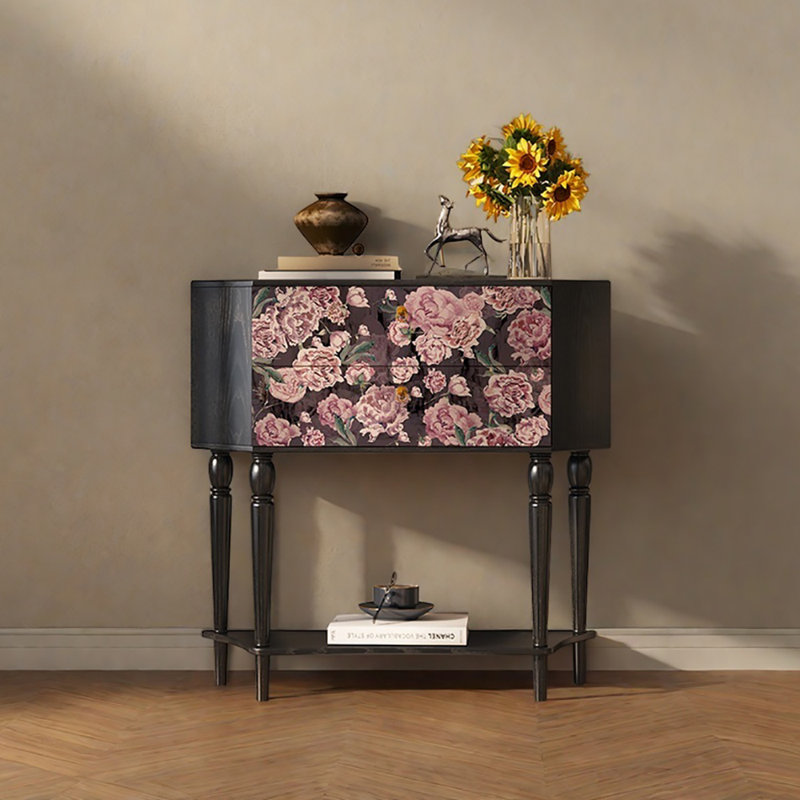 Buffet 33,5 po, Noir / Rose