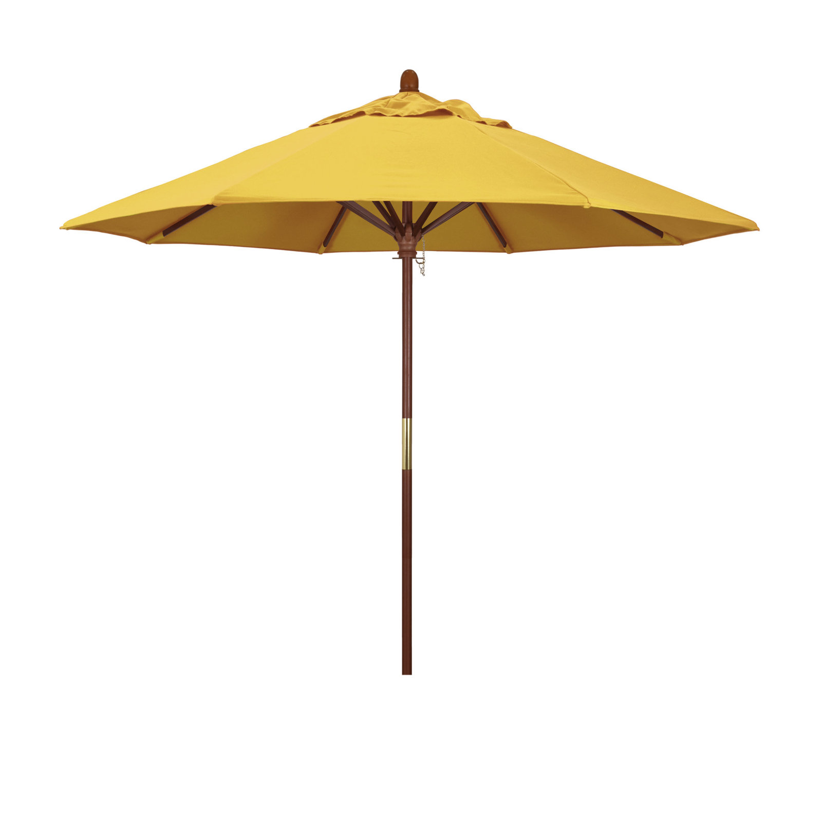 Manford 108'' Sunbrella® Outdoor Umbrella, Canvas Sunflower Yellow Sunbrella® Canvas