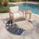 Ciann Floral Blue Multicolor Indoor / Outdoor Area Rug