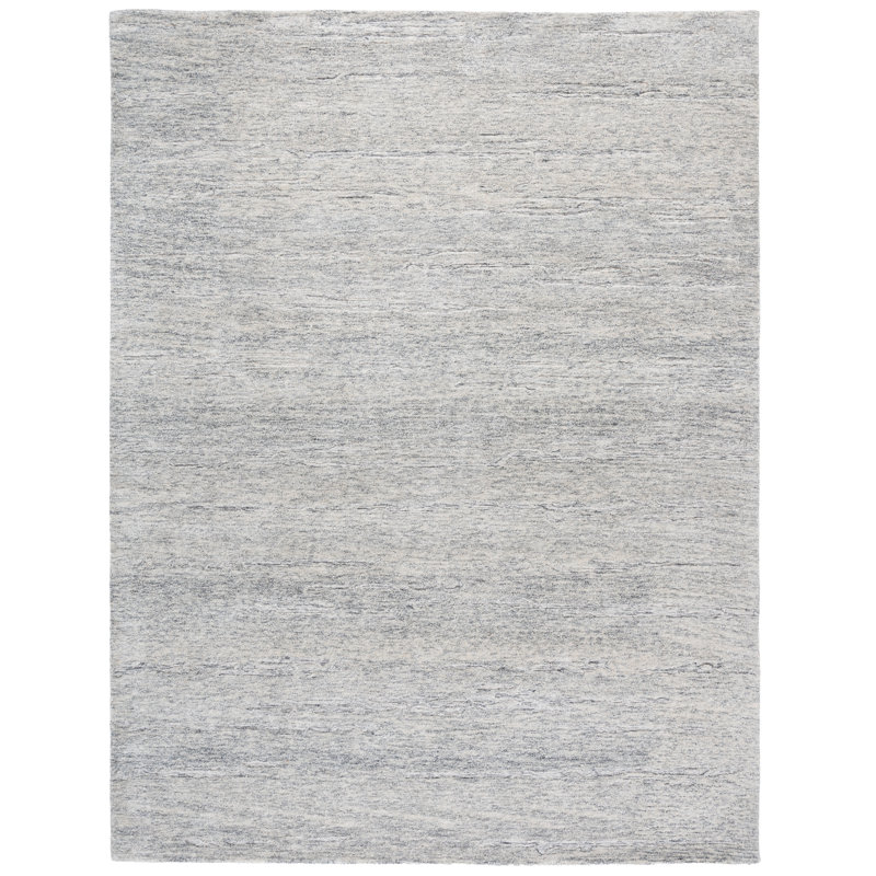Tapis ébène ivoire / gris foncé Ebony, Rectangle 8 pi x 10 pi