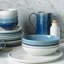 Plateau rond en craie bleue Denby Studio