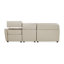 Canapé modulaire en cuir 5 pièces Verona, blanc neige-92575978