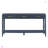 Dishaun 60" Console Table with 3 Fluted Drawers-623134322