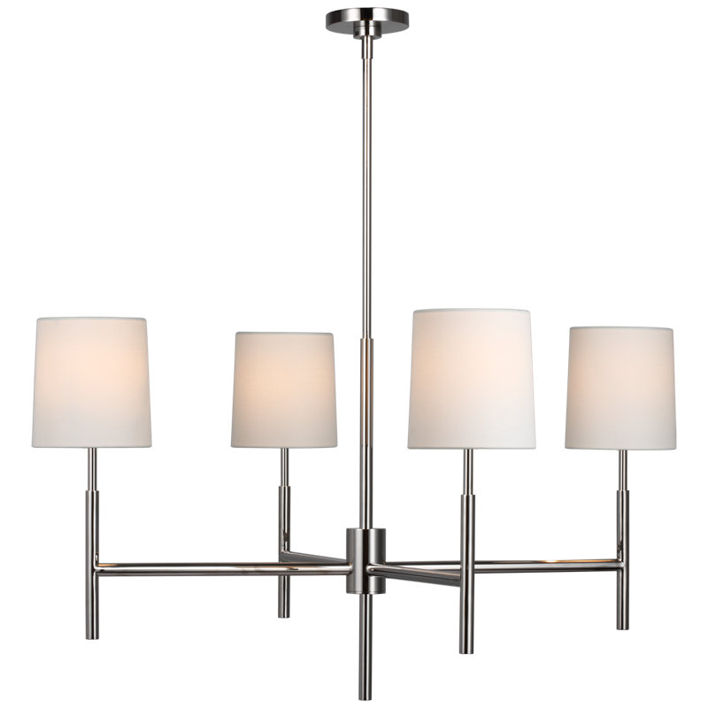 Clarion 4 - Light Chandelier, Polished Nickel