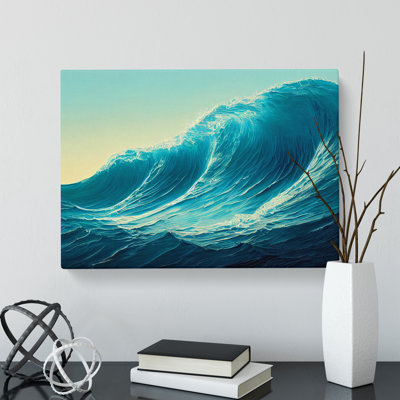 Striking Ocean Wave Vol.2 - Wrapped Canvas
