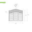 Grange Elite Meloir 1.8 m Fence Panel-99835054