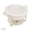 Ensemble de 4 réchauds à vaisselle 5QT pour buffet, ensemble de chauffe-plats ronds, chauffe-buffet en acier inoxydable avec couvercle-107398777