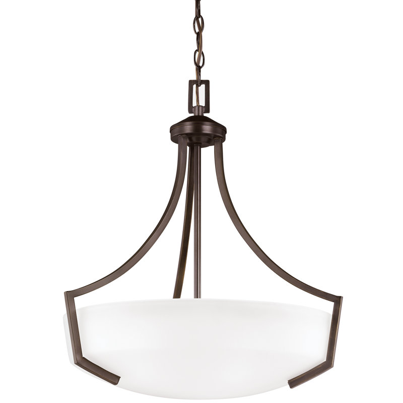 Hanford 3 - Light Unique/Statement Pendant, Burnt Sienna