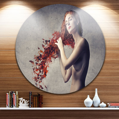 « from red cheveu to leaves », impression