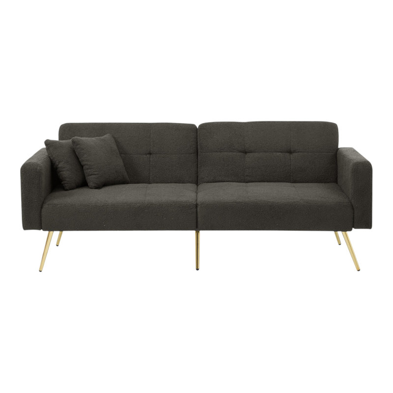 3 Seater Fabric Sofa Bed, Grey