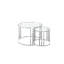Aveaha Pedestal Coffee Table